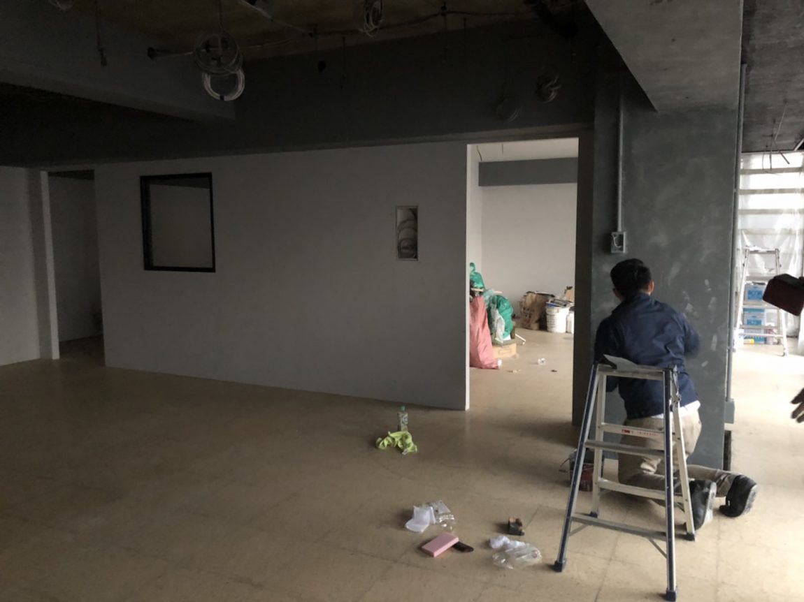 白鳳 新オフィス内部塗装工事 大規模修繕専門 株式会社白鳳